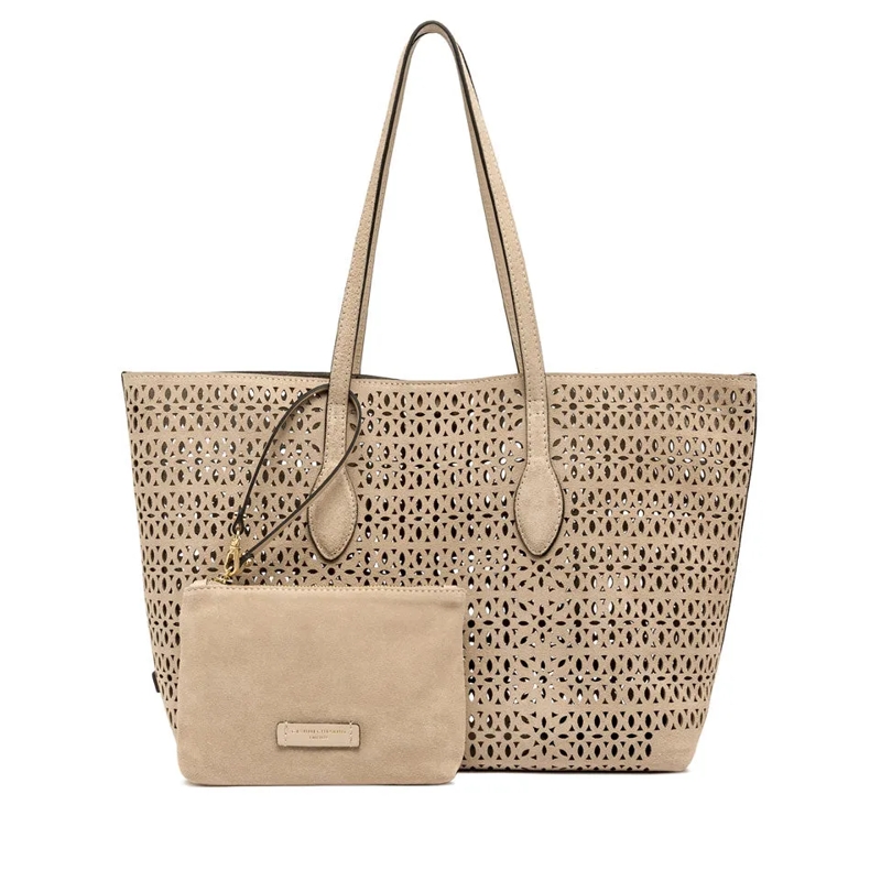 Gianni Chiarini Crossbody Bag Shopper aus Veloursleder braun(Image 5)