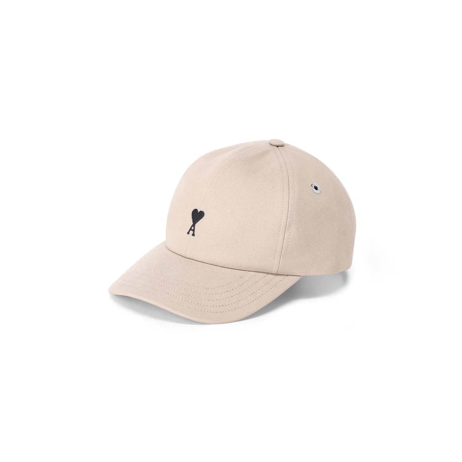 Thumbnail - AMI Paris Caps & Mützen - Cap mit Logo - Gr. ONE SIZE - in Beige - für Damen