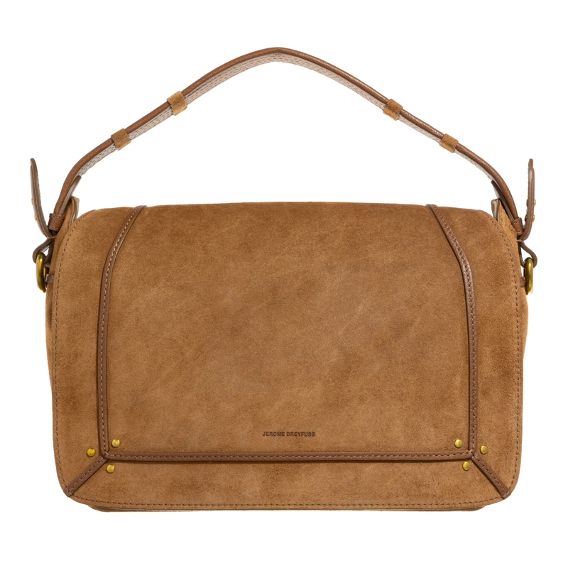 Jerome Dreyfuss Crossbody Bag Pepito M Split Suede Tabac
