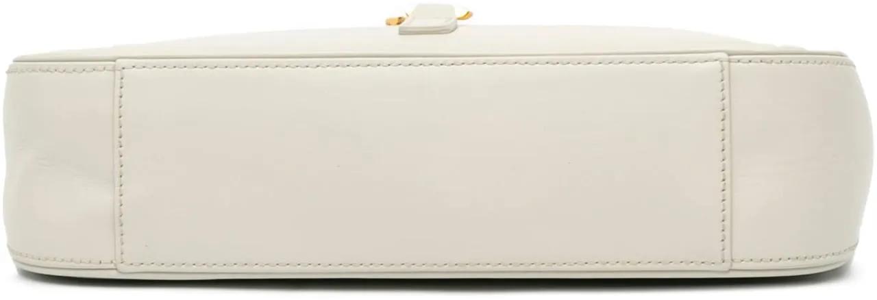 Saint Laurent Shoppers Leather Le 5 a 7 Shoulder Bag in wit