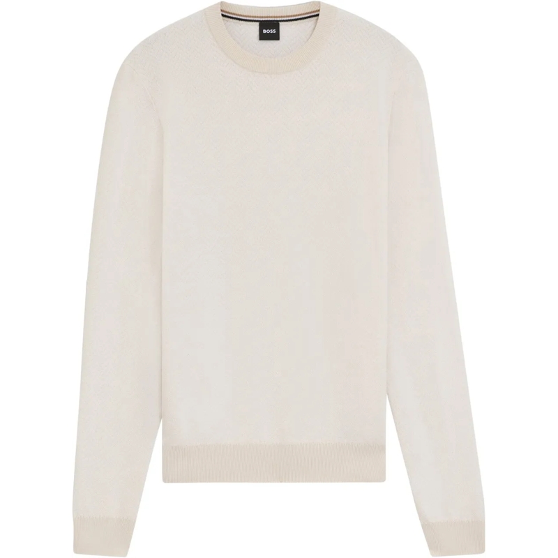 Boss  Sweaters Open White weiß