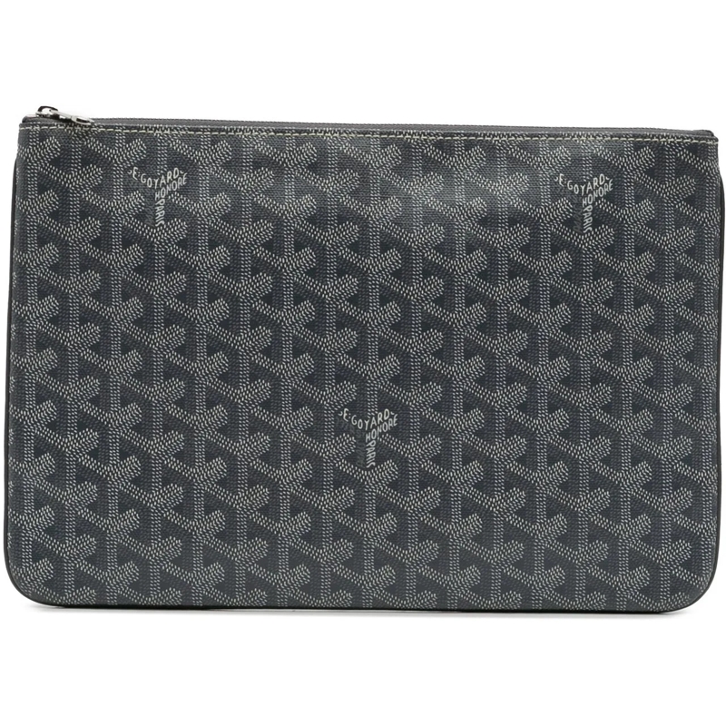 GOYARD Pochette Goyardine Senat MM grau