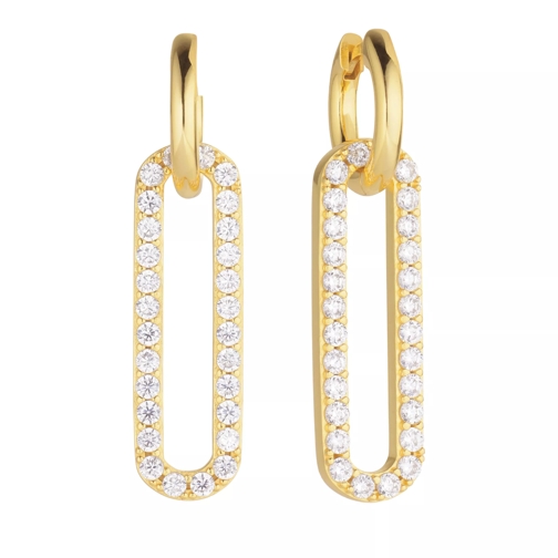 Sif Jakobs Jewellery Capizzi Lungo Earrings Gold Drop Earring