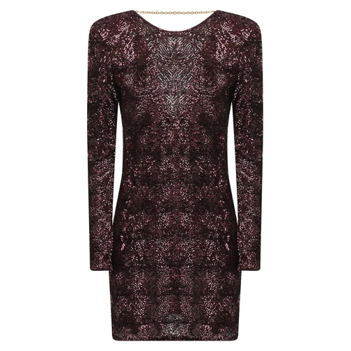 Elisabetta Franchi Mini-Kleider Chic Flattering Dress Brown