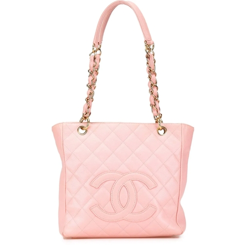 Chanel Sac à provisions 2004-2005 Caviar Petite Shopping Tote rose (Image 2)