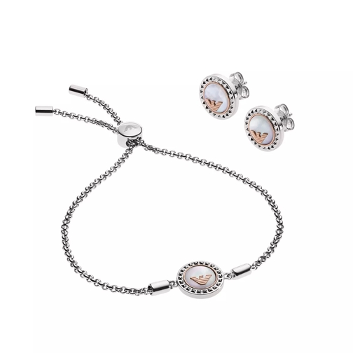 Emporio Armani Jewelry Set EGS2652040 Bracelet/Earrings Silver Bracelet