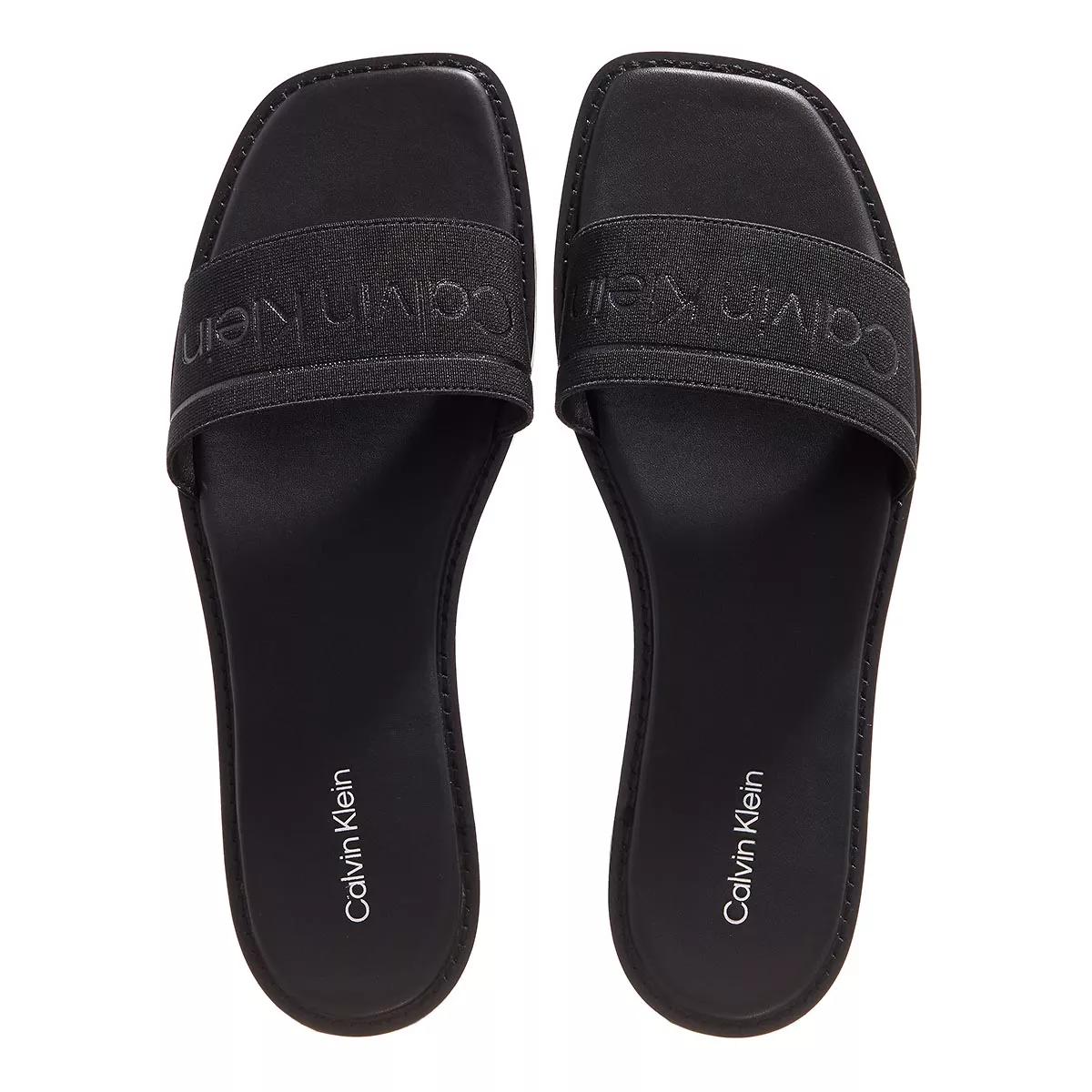 Calvin Klein Squared Flat Slide He Ck Black Slide