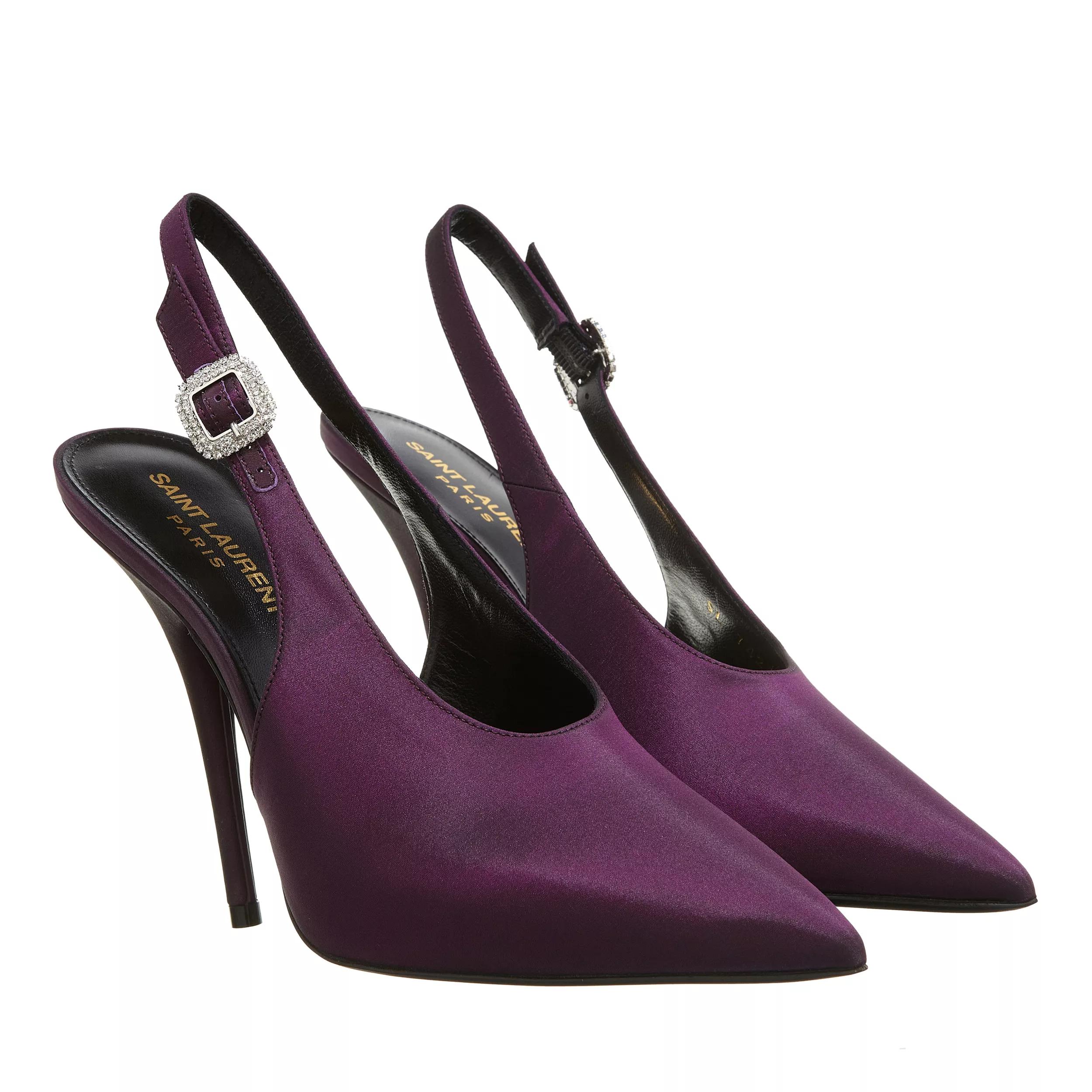 Purple best sale slingback pumps