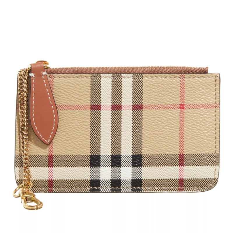 Burberry Münzportemonnaie Coated Fabric Coin Purse  Beige