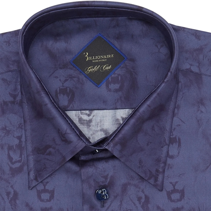 BILLIONAIRE Hemd Hemd Lion dunkel-blau(Image 5)