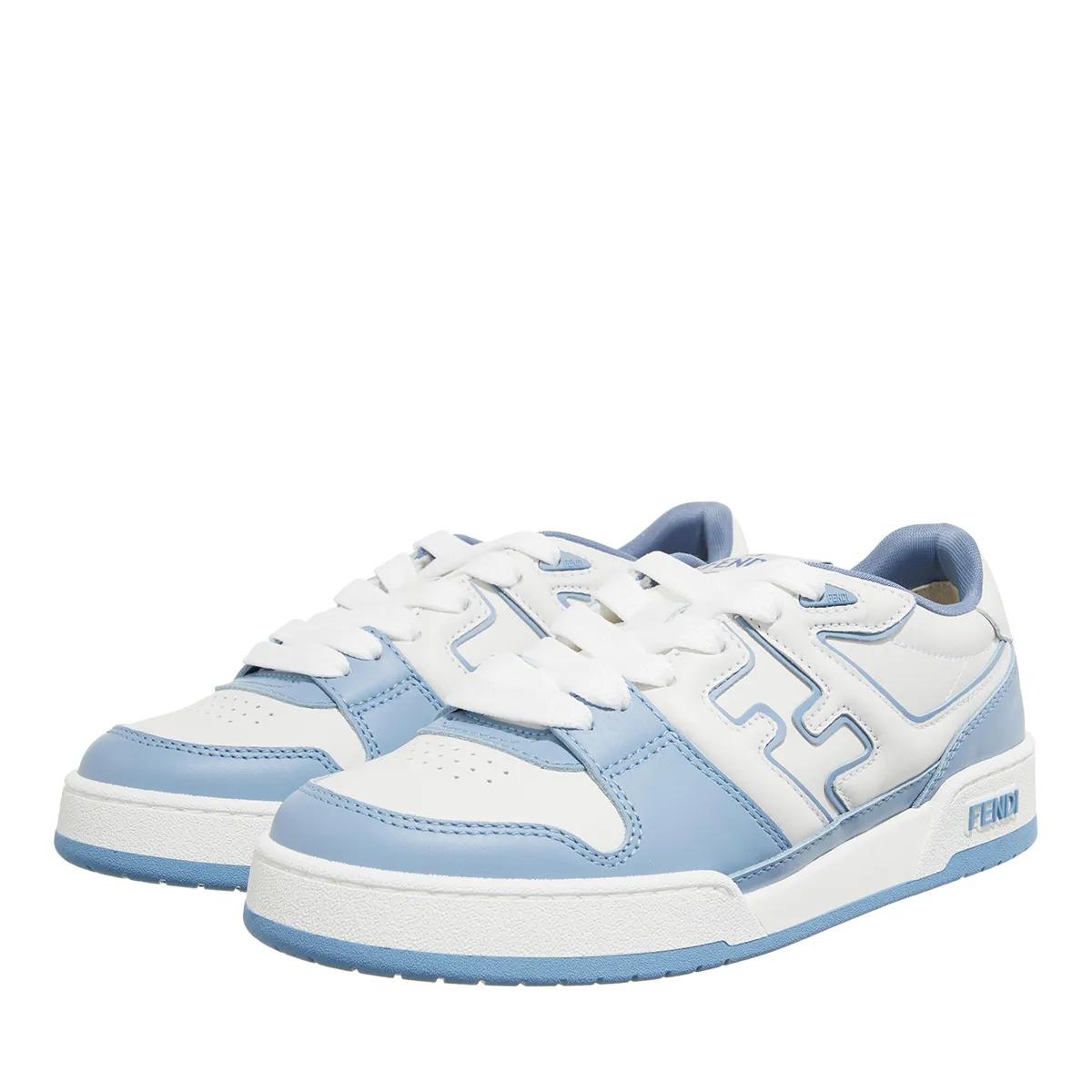 Fendi Sneakers - Lace Up Leather Sneakers - Gr. 37 (EU) - in Blau - für Damen