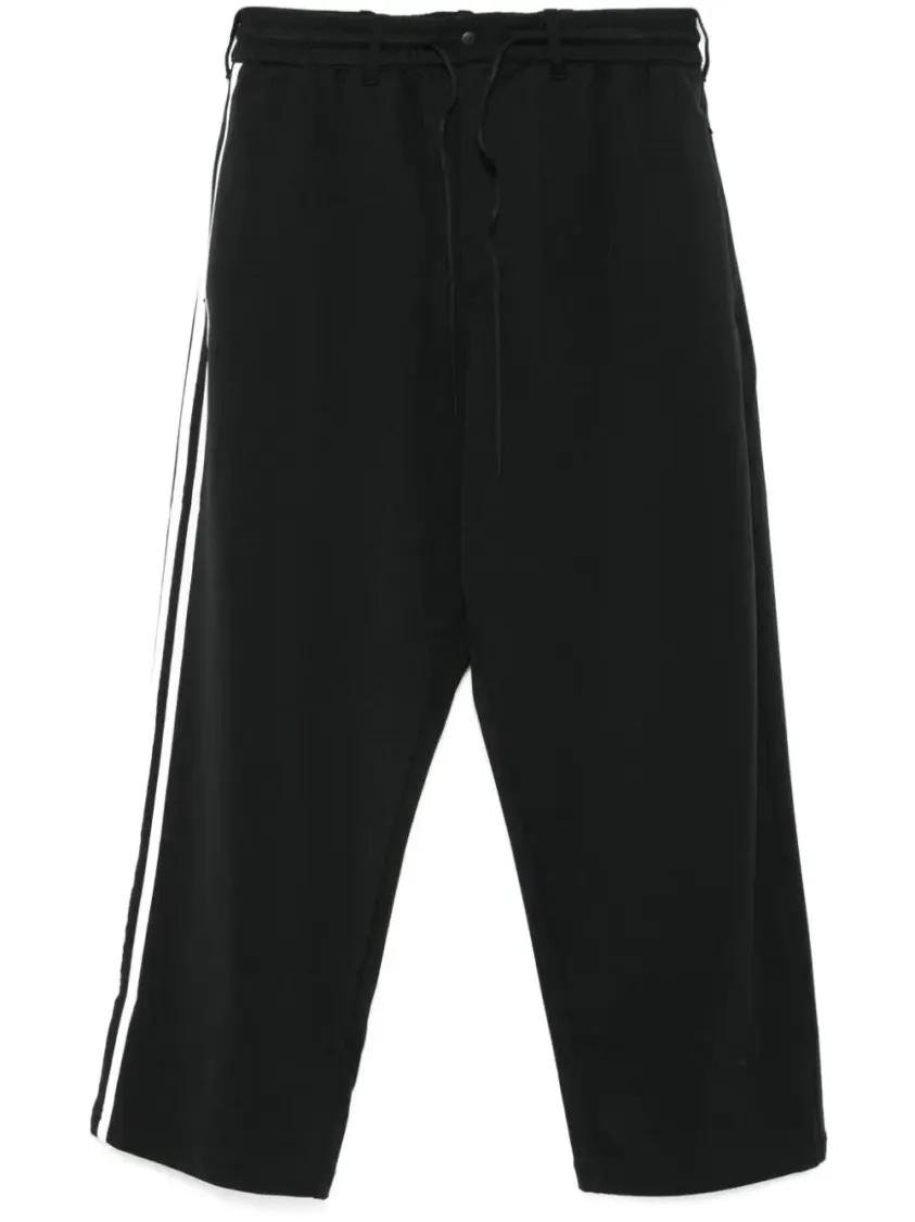 Y-3 - X Adidas 3-Stripes Track Pants - Größe M - schwarz