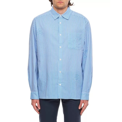 A.P.C. Malo Cotton Shirt Blue 