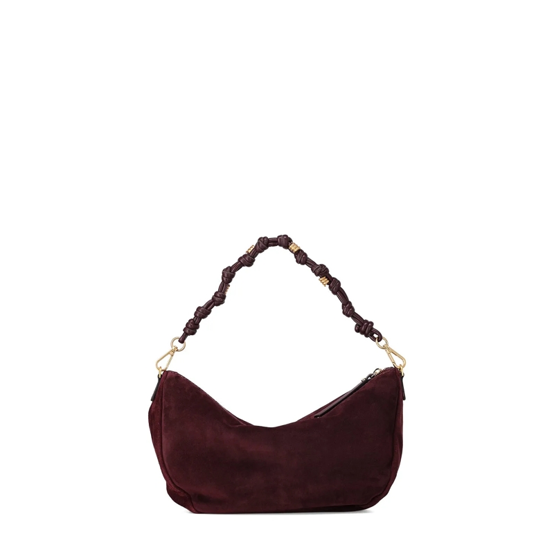 Gianni Chiarini Sac à bandoulière Tasche Cleo aus Veloursleder braun(Image 7)