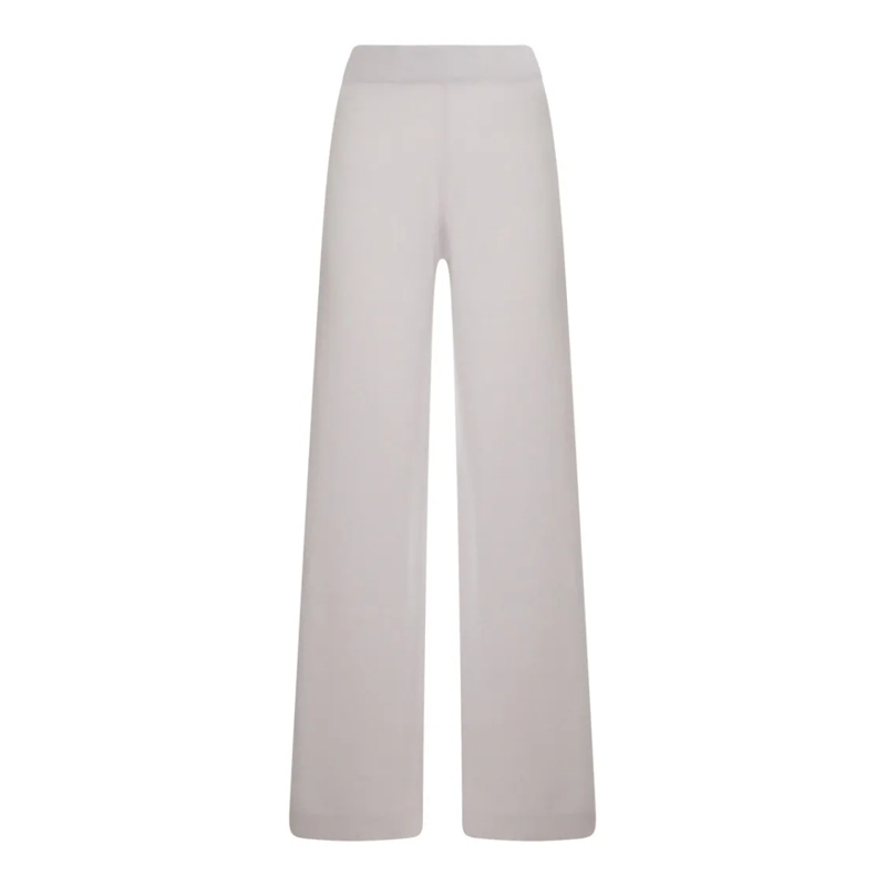 Allude  Light Grey Wool Pants Grey
