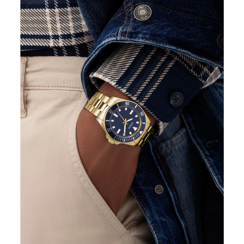 Guess Quarzuhr Quarz-Analoguhr Cliff gold(Image 4)