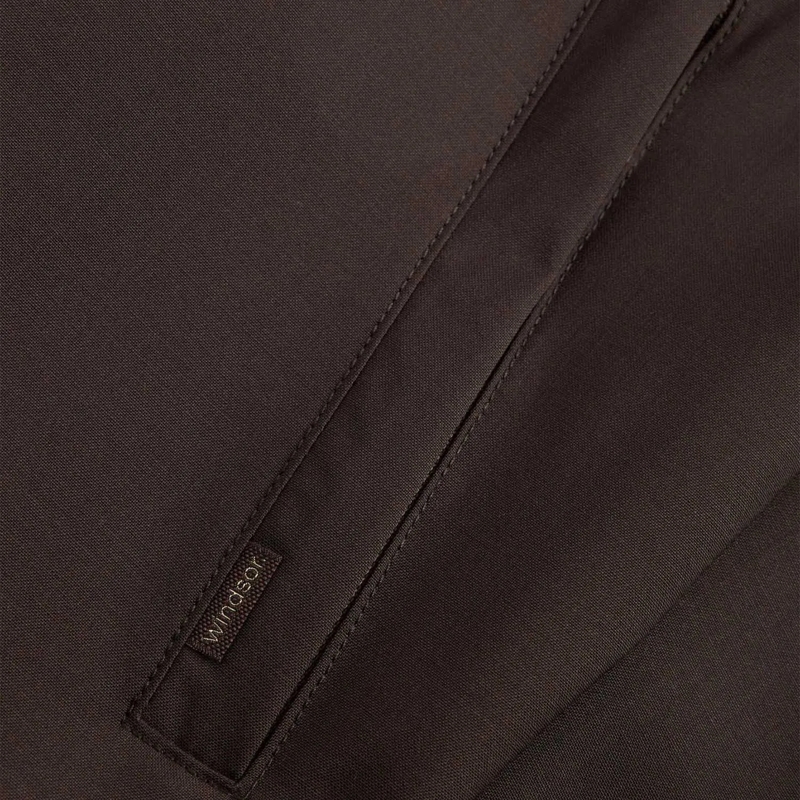 windsor. Veste de transition Blouson Attilio aus Schurwolle braun(Image 4)
