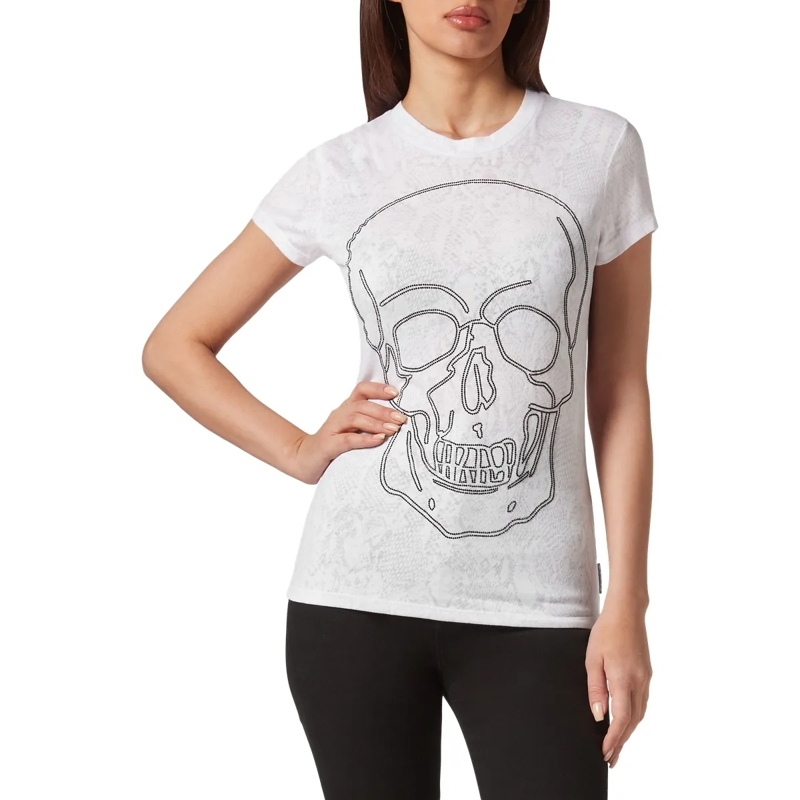 Philipp Plein T-Shirt T-Shirt Skull weiss(Image 3)