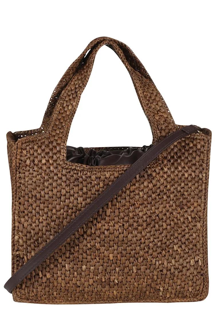 Themoirè Shoppers & Totes Morea Small Bag Wood in bruin