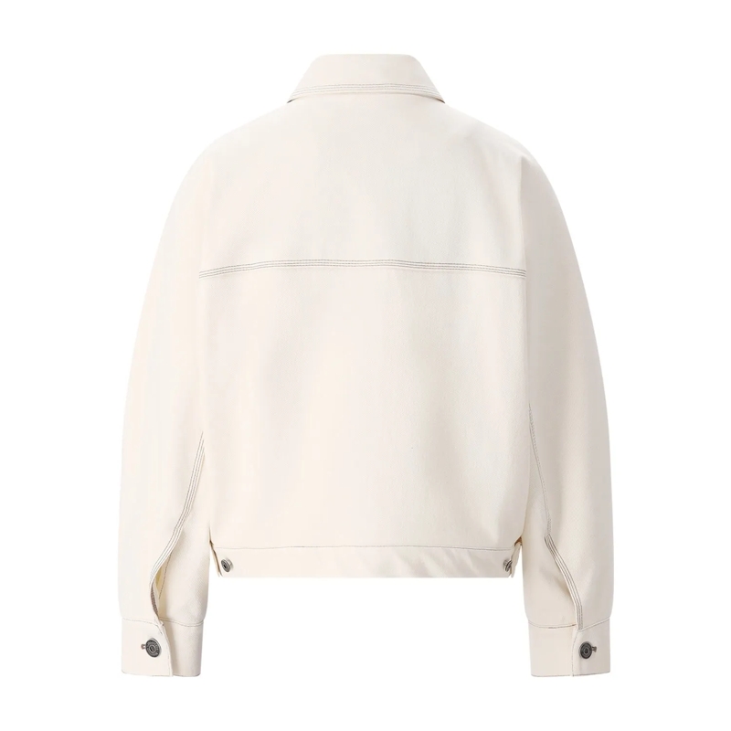 Max Mara Veste de transition Jacke Nettare aus Baumwollmix blau(Image 2)