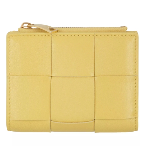 Bottega Veneta Fold Wallet Leather Buttercup Bi-Fold Portemonnaie
