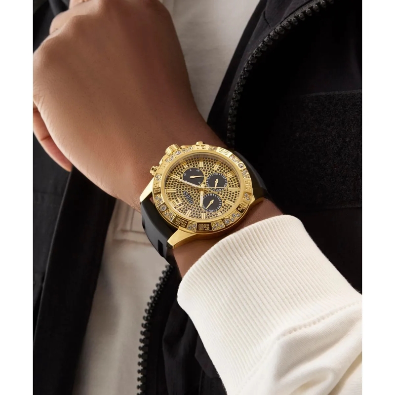 Guess Quarzuhr Quarz-Analoguhr Majestic schwarz(Image 3)