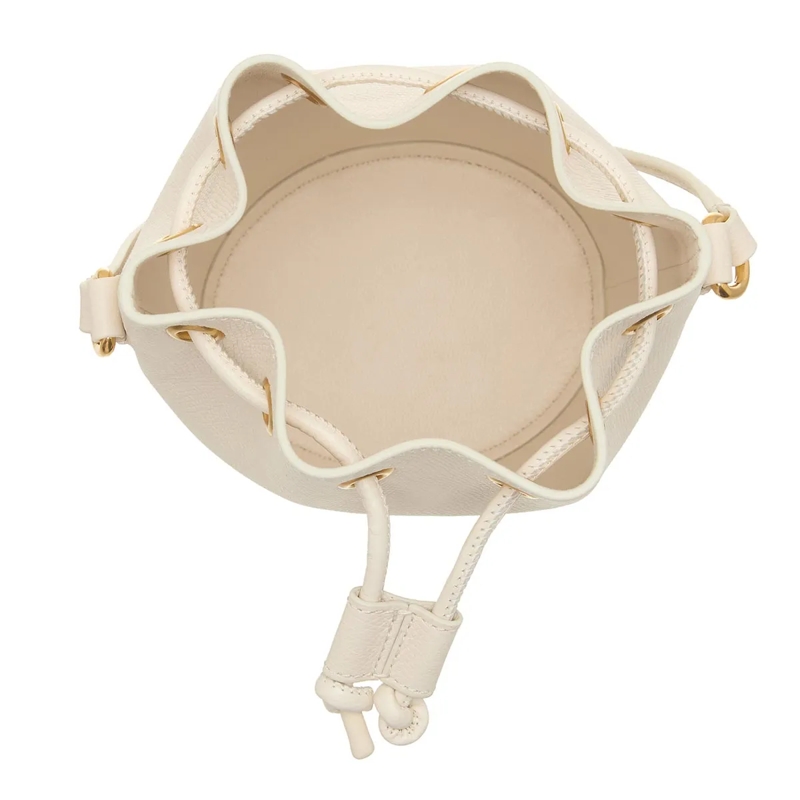 Valentino Garavani Bucket Bag Mini Drawstring Ivory(Image 5)