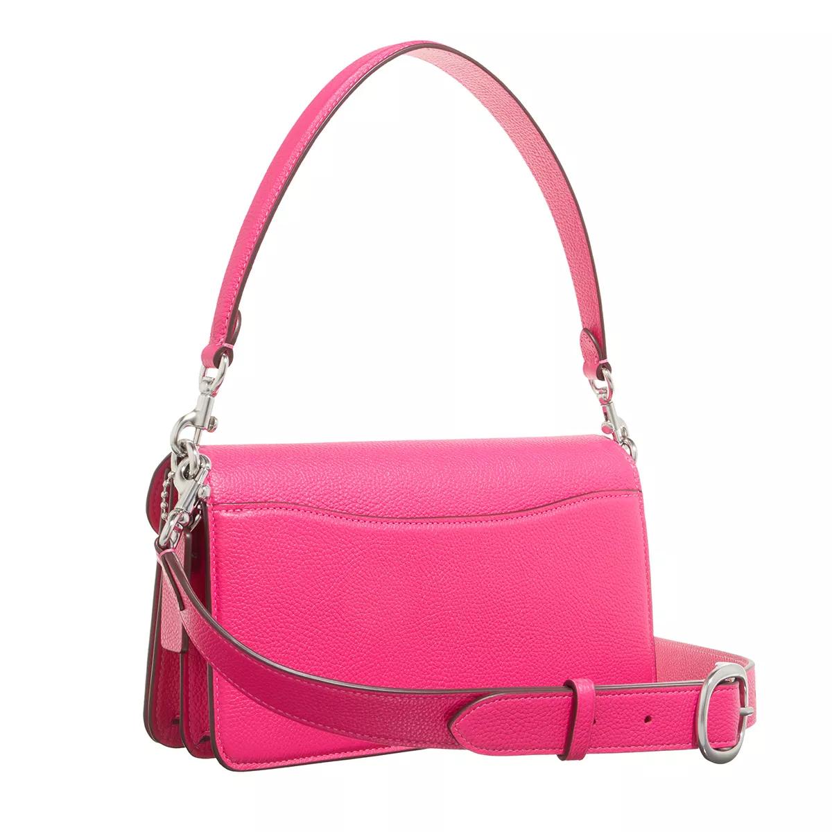 Coach Crossbody bags Polished Pebble Leather Covered C Closure Tabby Sh in roze