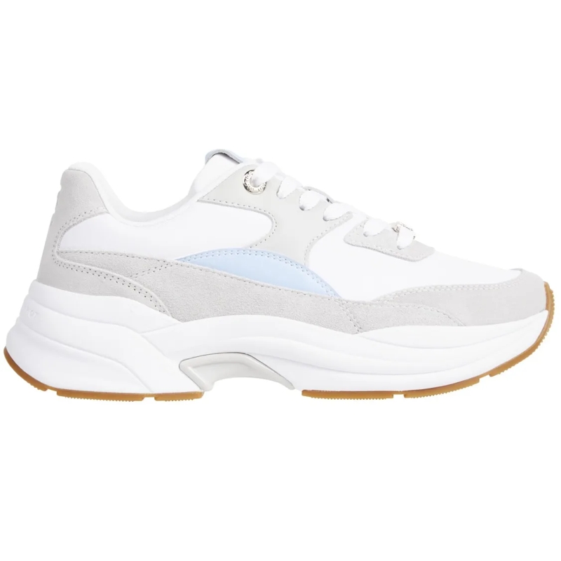 Tommy Hilfiger Low-Top-Sneaker White Lace Closure Sneakers White