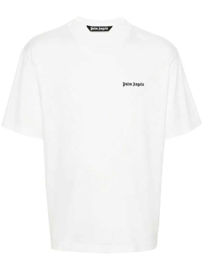 Thumbnail - Palm Angels - Logo T-Shirt - Größe L - weiß