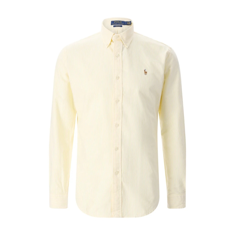 Polo Ralph Lauren Hemd Gestreiftes Hemd mit Logo pink