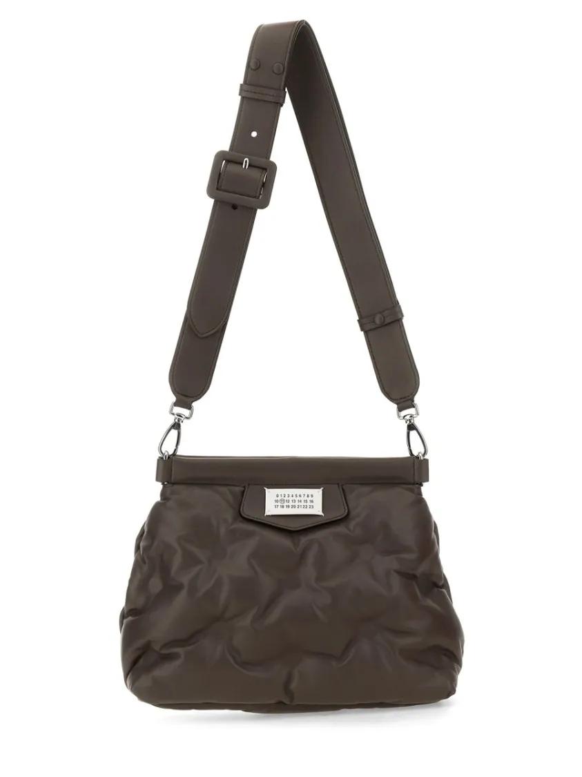 Maison Margiela Clutches Glam Slam Classique Bag Small in grijs