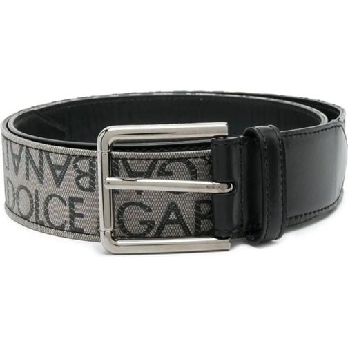 Dolce&Gabbana Gürtel Embroidered Logo Belt mehrfarbig