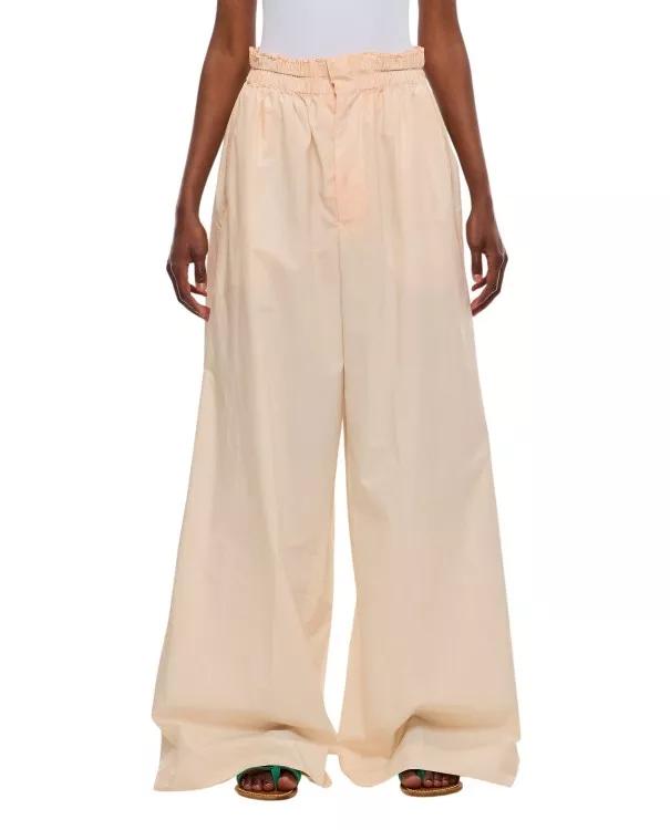 Quira - Oversized Cotton Trousers - Größe 42 -