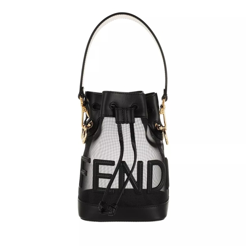 Fendi Logo Mon Tresor Bucket Bag Black Bucket bag