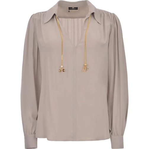 Elisabetta Franchi Chemisiers Elisabetta Franchi Blouses Grijs Cat3041e2 grau (Image 4)