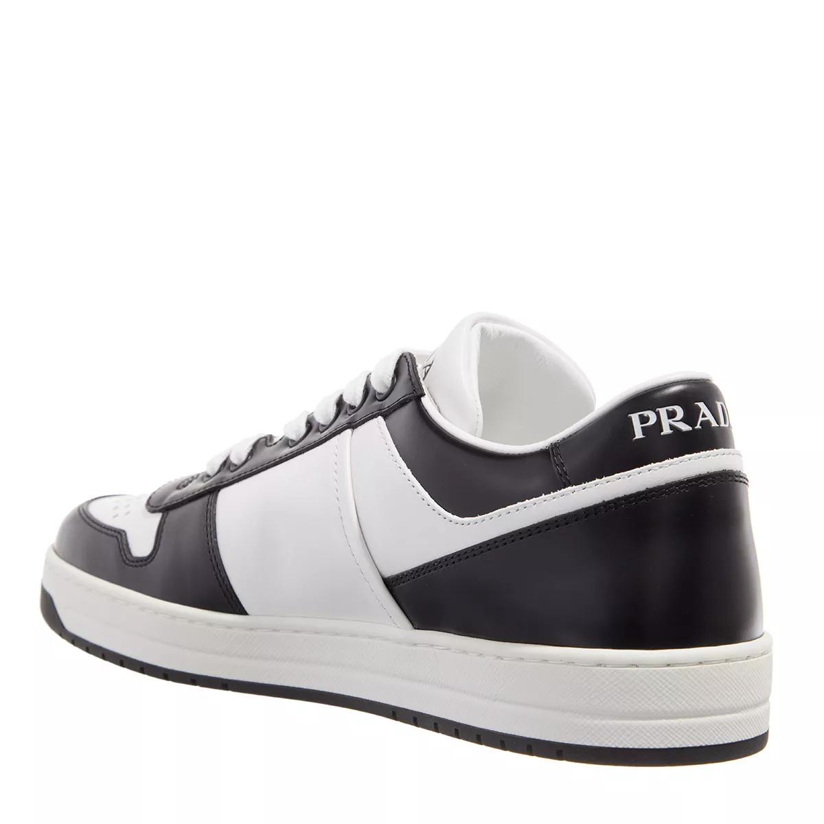 Prada black and white sneakers hot sale