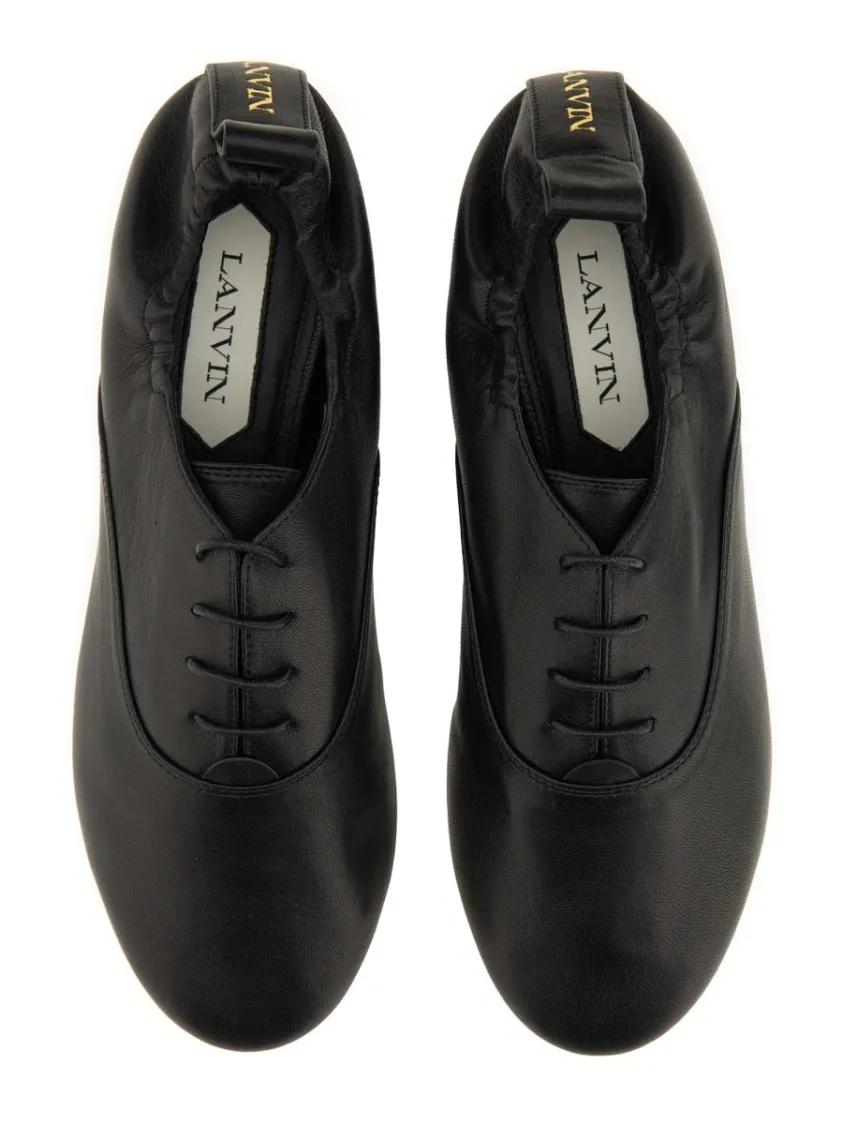 Thumbnail - Lace-Up Slipper With Pointed Toe - Gr. 37 (EU) - in Schwarz