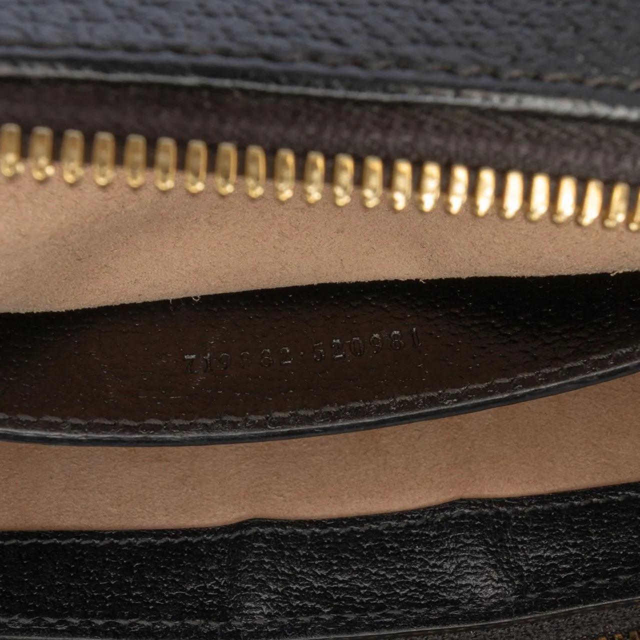 Thumbnail - Gucci Hobo Bags - Small Leather Web Ophidia Satchel - Gr. unisize - in Schwarz - für Damen