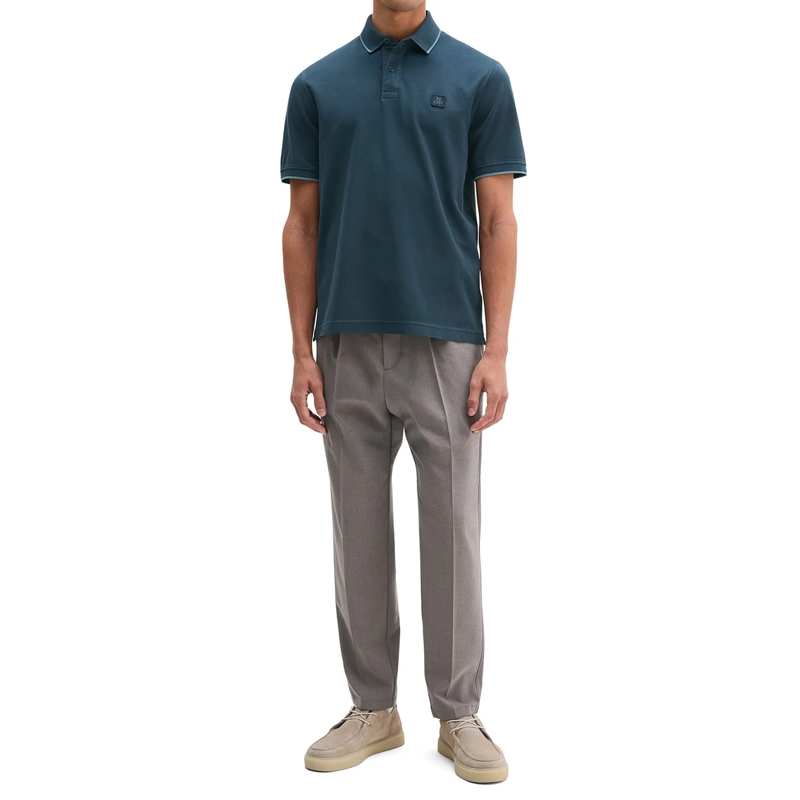 Marc O´Polo Poloshirt Poloshirt Shortsleeve 1er Pack nachtblau(Image 4)