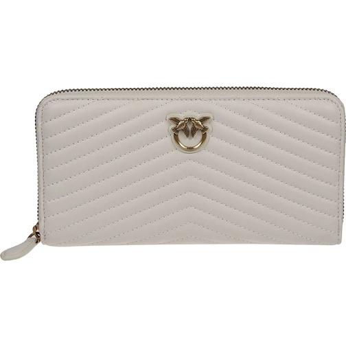 Pinko Porte-monnaie Ryder Zip Around Wallet White weiß