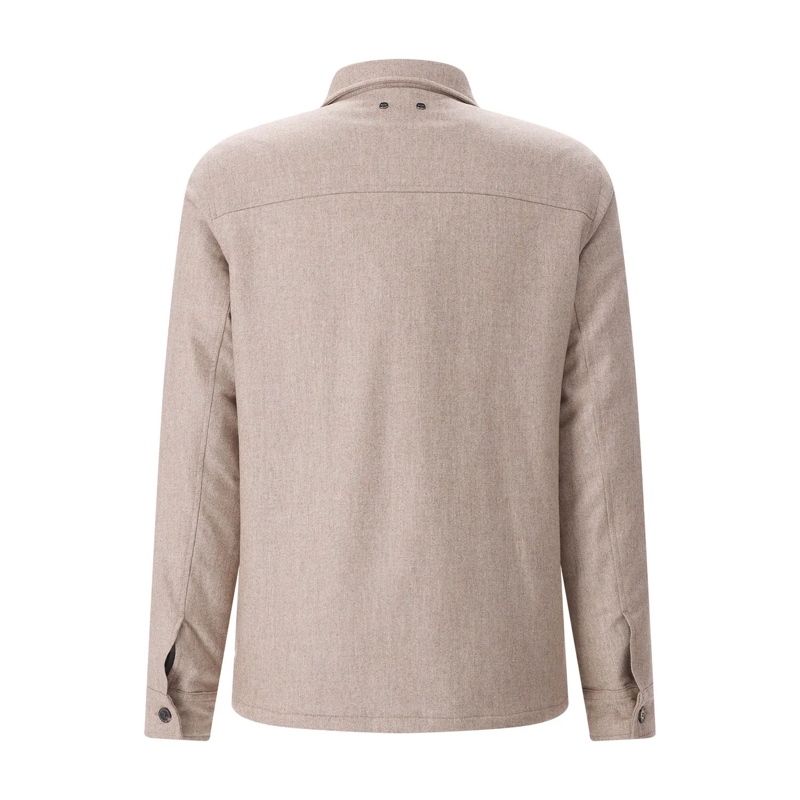 Jacob Cohen Veste de transition Overshirt aus Schurwolle beige(Image 2)