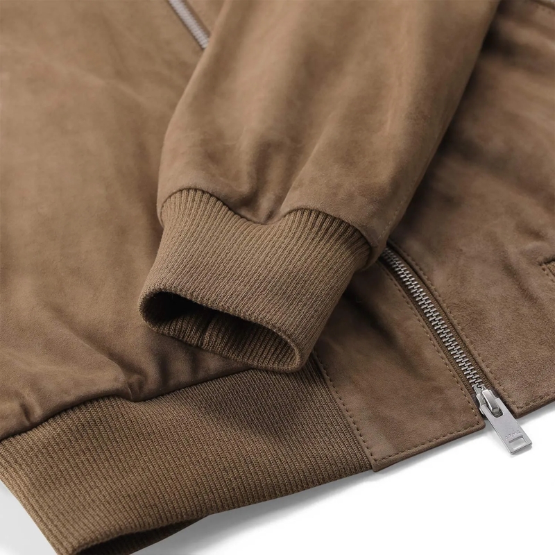 Arma Übergangsjacke Jacke Didier aus Veloursleder braun(Image 5)