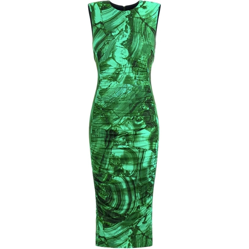 Roberto Cavalli Midirock Dresses Green grün