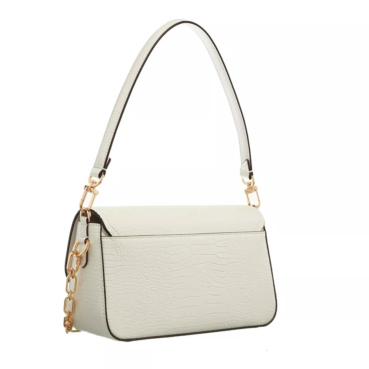 MICHAEL Michael Kors Parker Medium Convertible Pouchette Shoulder (Optic  White) Handbags - Yahoo Shopping