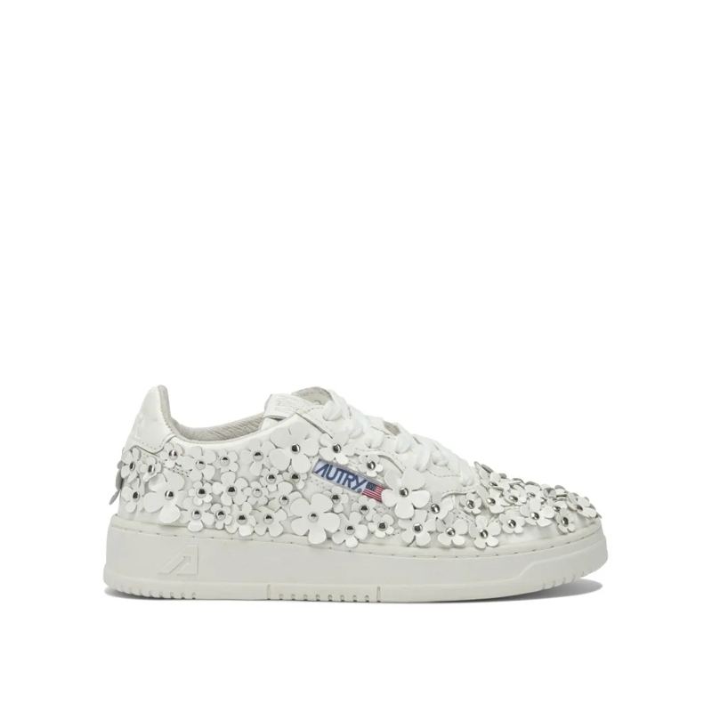 Autry International Lage-top sneaker "Medalist Low Blooming" Sneakers White