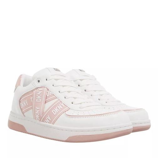DKNY Olicia - Lace Up Sneaker Pale Wht/Lotus Low-Top Sneaker