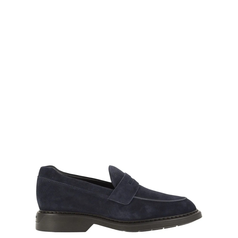Hogan Mocassin H576 - Suede Loafer Black