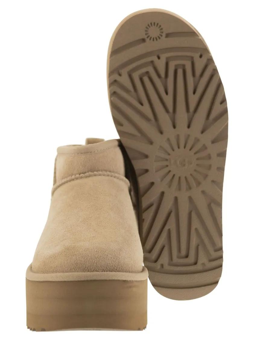 Thumbnail - UGG Stiefel - Ultra Mini Classic - Boots With Plateau - Gr. 6 - in Braun - für Damen