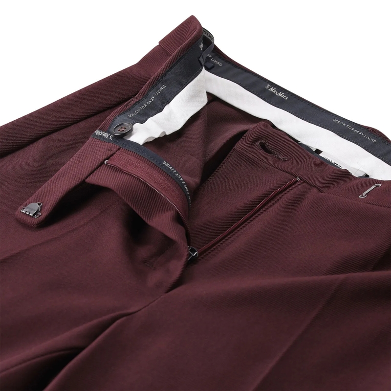S Max Mara Freizeithose Stoffhose Umanita rot(Image 3)